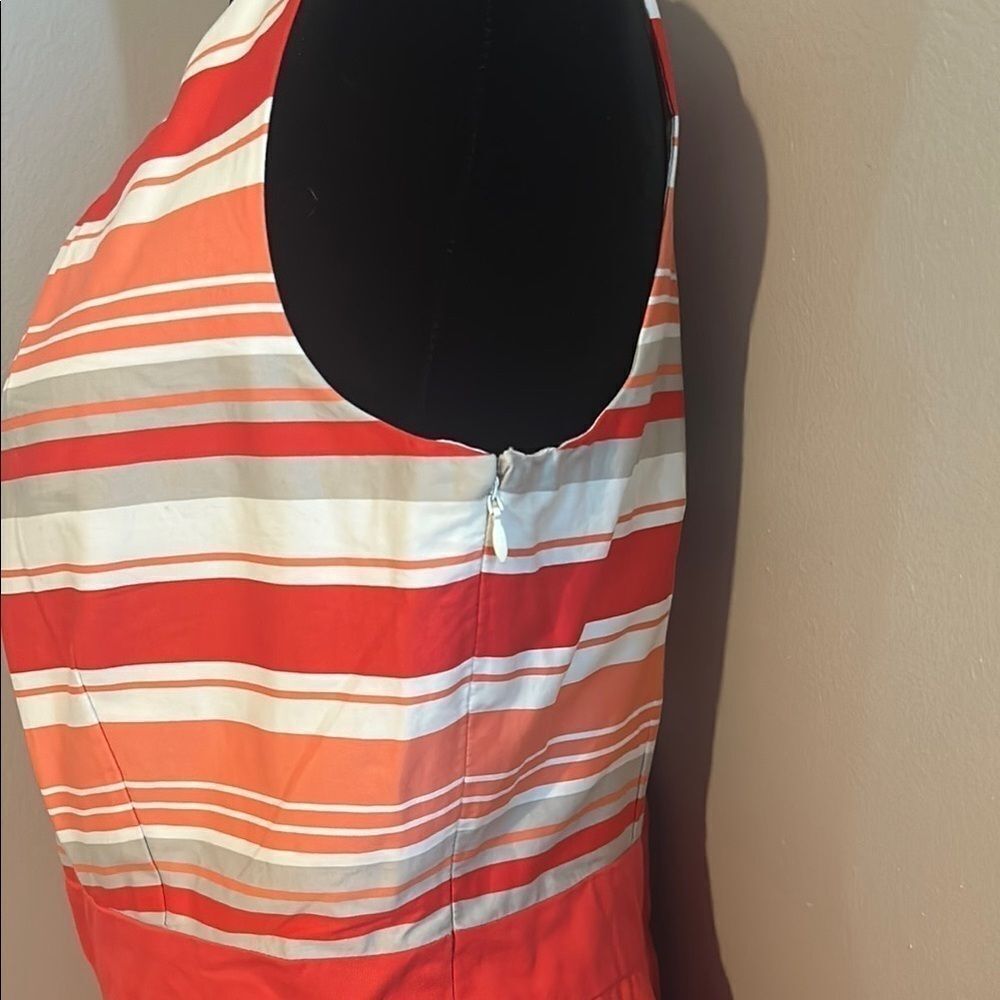 NWT Banana Republic Red White Sheath Mini Dress   B - Picture 5 of 11